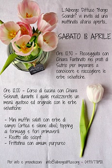Una mattinata all'aria aperta @ ALBERGO DIFFUSO BORGO SOANDRI Via R. Linussio 1 33020 Sutrio 