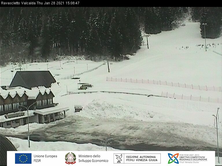 Webcam Campi Scuola Madessa - Ravascletto, Zoncolan