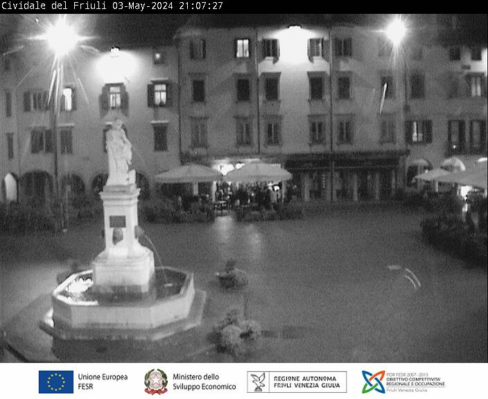 Webcam a Cividale del Friuli - Piazza Diacono